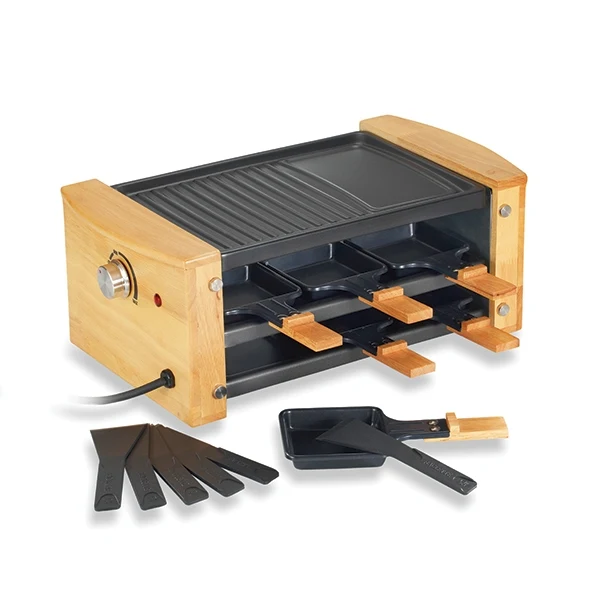 Raclette grill 6 poêlons 900 W Kitchen Chef Professional – Image 3