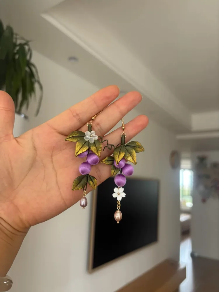 PF228 - Yellow Rose Chanhua Earrings - Wholesale – Image 2