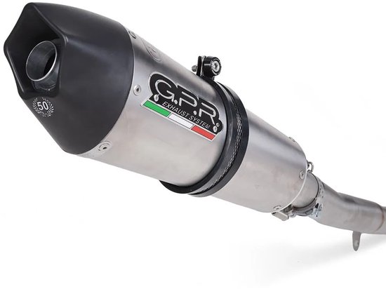 Gpr Exclusive Gpe Anniversary Titanium Dual K 1600 Gt 10-16 Silencieux Échappement Slip On Homologué Noir,Argent Homologué