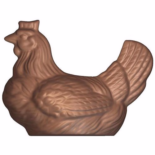 Moule de 2 empreintes pour une poule couveuse Moule de 2 empreintes pour une poule couveuse