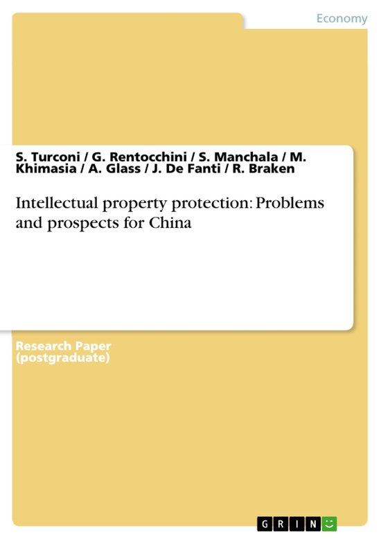 Intellectual Property ProtectionEbook Problems and Prospects for China