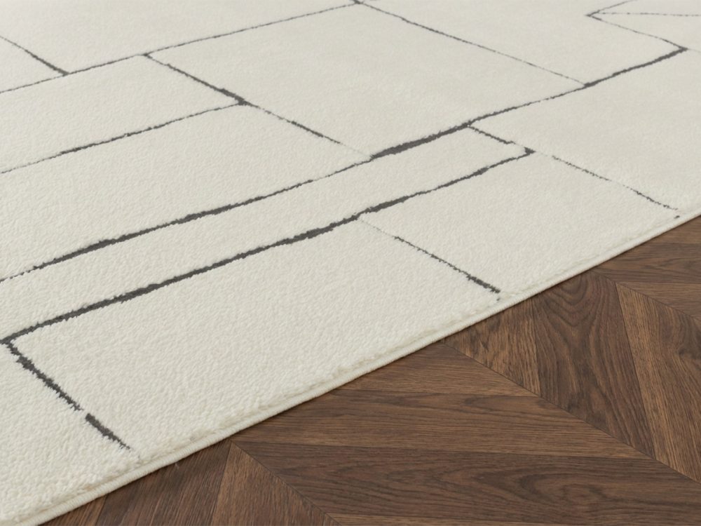 Tapis poils courts NALVA motifs abstrait – Image 3