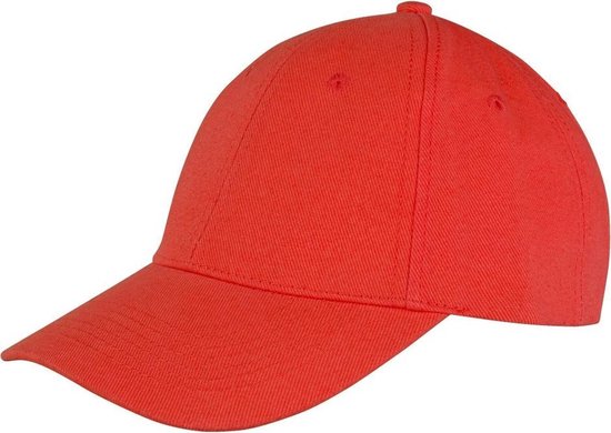 Jumada's - Casquette Baseball - 6 Panneaux - Katoen - Rouge