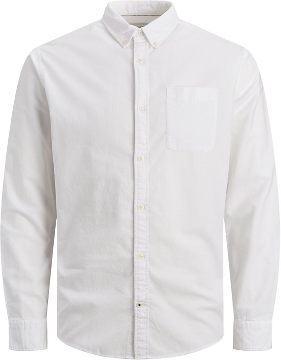 Jack & Jones Chemise Homme JJEOXFORD bequem Wit XXL Adultes