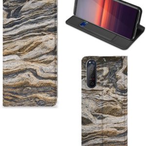 Housse pour téléphone Sony Xperia 5 II Smart Cover Stone Housse pour téléphone Sony Xperia 5 II Smart Cover Stone