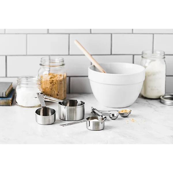 4 pots mesureurs en inox De Buyer – Image 2