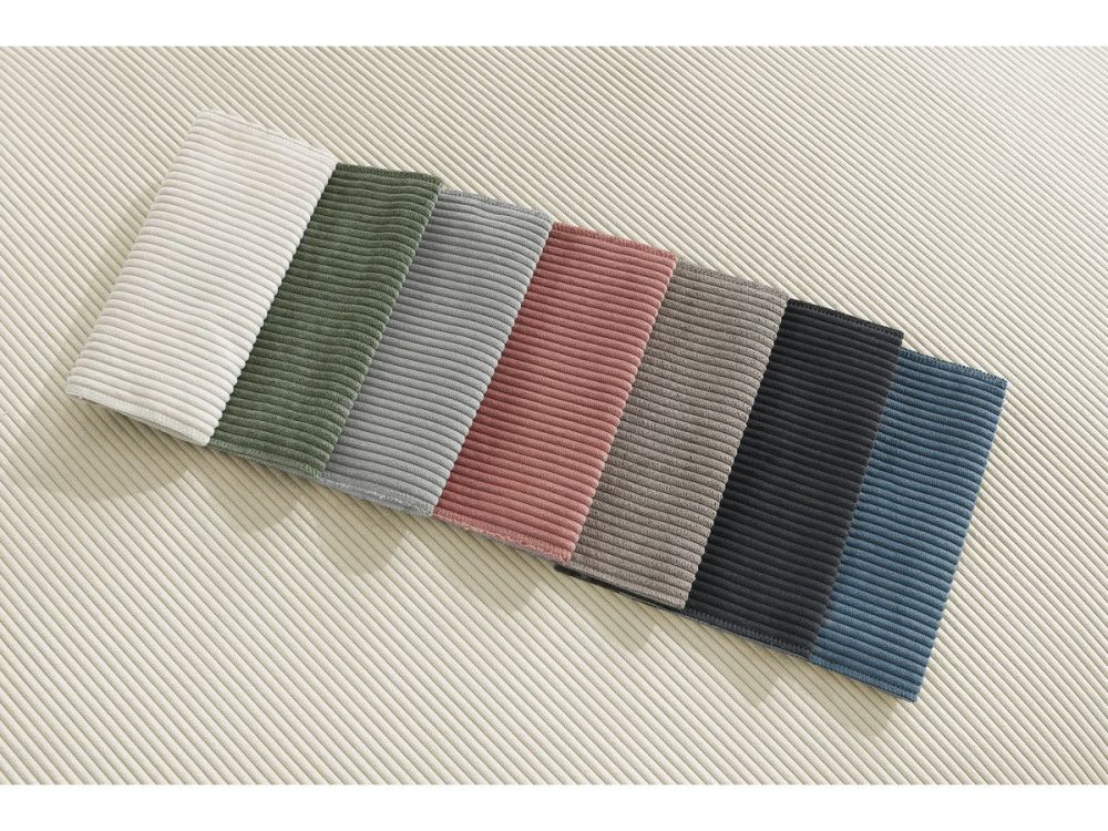 Canape d'angle reversible ultra moelleux BOHEME velours cotele – Image 3