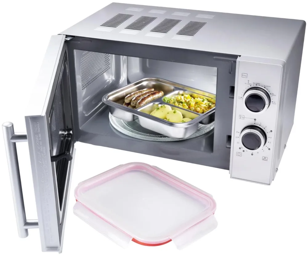 Edelstahl Lunch Box/ Frischhaltedose geteilt – Image 2