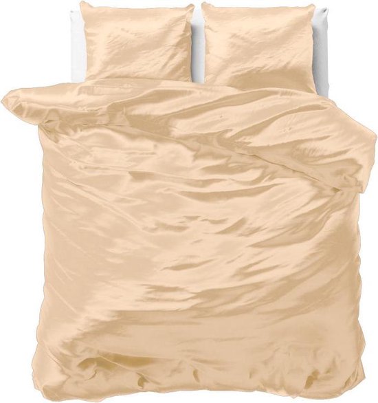 Housse de couette Sleeptime Beauty Skin Care - Lits jumeaux - 240x200/220 - Taupe