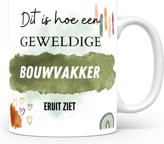 Imprimer une tasse avec le métier Ouvrier du Bâtiment