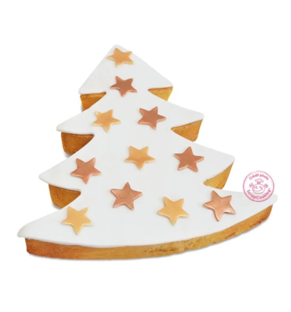 Edelstahlbackform Ausstechform XXL Weihnachtsbaum 30x31cm – Image 3