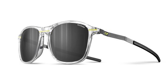 Julbo - Lunettes de soleil anti-UV pour homme - Fuse - Polarisées 3 - Cristal, noir & jaune - taille L