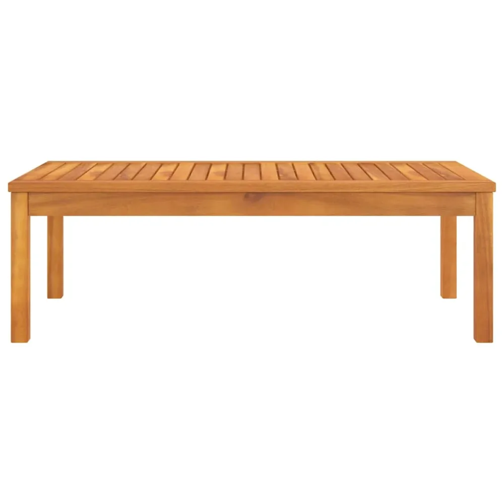 Garden Coffee Table | Natural acacia wood | Solid acacia wood | Medium – Image 3