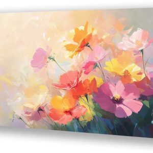 Fleurs colorées dans un champ abstrait – Décoration murale Fleurs – Décoration murale toile nature – Impressionnisme – Peinture moderne – Art sur toile – toile 120×80 cm Fleurs colorées dans un champ abstrait – Décoration murale Fleurs – Décoration murale toile nature – Impressionnisme – Peinture moderne – Art sur toile – toile 120×80 cm