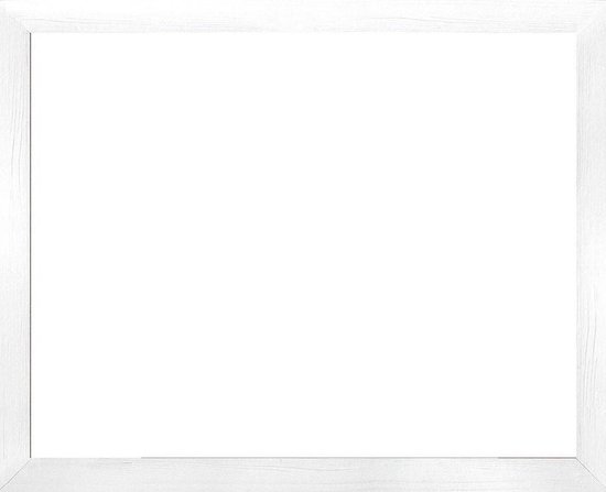 Homedecoration Misano - Cadre photo - Format photo - 75 x 85 cm - Grain de bois blanc