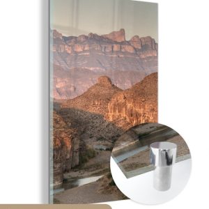 MuchoWow® Peinture sur verre 60×90 cm – Peinture sur verre acrylique – Parc national de Big Bend au Texas – Photo sur verre – Peintures MuchoWow® Peinture sur verre 60×90 cm – Peinture sur verre acrylique – Parc national de Big Bend au Texas – Photo sur verre – Peintures