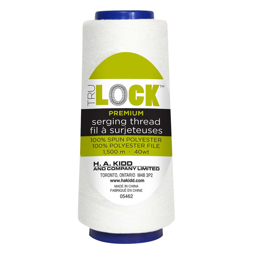 Fil pour surjeteuse – Blanc – TRULOCK Fil pour surjeteuse – Blanc – TRULOCK
