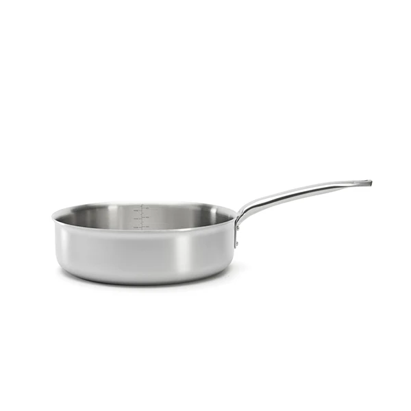 Sauteuse bord droit tout inox Alchimy 28 cm De Buyer – Image 2