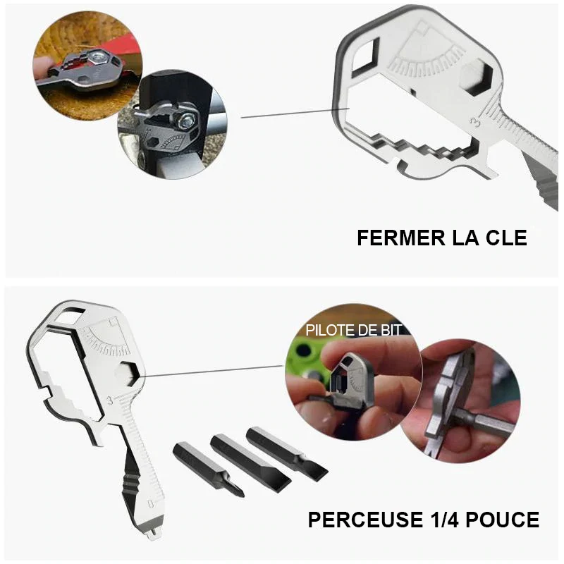 Outil de clé portable multifonctionnel 24 en 1 – Image 3