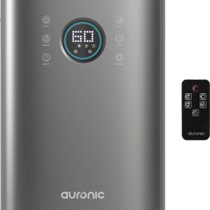 Humidificateur Auronic – 4 litres – Convient pour salon, bureau, chambre, Chambre de bébé et plus encore – Avec Aromathérapie – Sans BPA – Grijs Humidificateur Auronic – 4 litres – Convient pour salon, bureau, chambre, Chambre de bébé et plus encore – Avec Aromathérapie – Sans BPA – Grijs