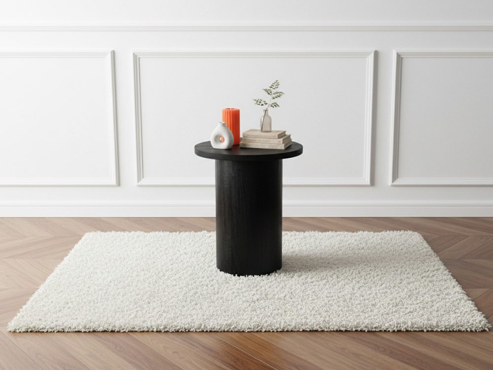 Table basse D.40 cm GIGI bois massif de manguier noir – Image 2