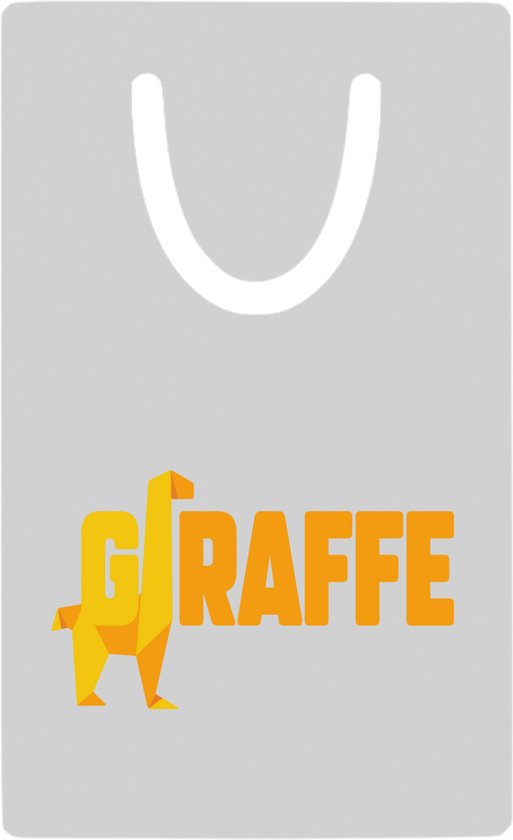 Hacebo® - Marque-page en métal jaune avec logo girafe - Girafe - Amoureux des animaux - Pour les passionnés de girafes - Anniversaire - Cadeau - Marque-page - 7,6 cm x 5 cm