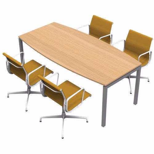 Table de réunion tonneau 200cm – Image 2