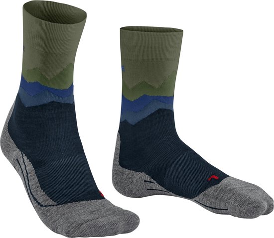FALKE TK2 Crest Chaussettes de randonnée pour hommes 16193 6116 bleu sidéral 42-43
