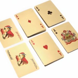 Jeu de cartes à Cartes à jouer de Luxe couleur or – Set de cartes de Poker – Cartes de jeu de Poker – Cartes de jeu – Modèle 500 Euro – Cartes à jouer en plastique doré laminé – Cartes de poker – Set complet de 54 cartes Jeu de cartes à Cartes à jouer de Luxe couleur or – Set de cartes de Poker – Cartes de jeu de Poker – Cartes de jeu – Modèle 500 Euro – Cartes à jouer en plastique doré laminé – Cartes de poker – Set complet de 54 cartes