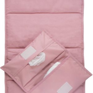 KipKep Napper Combi Ensemble à langer – Mauve – matelas à langer et pochette à couches – rPET – lavable – enduit