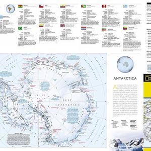National Geographic South America and Antarctica Map (Folded with Flags and Facts) folded with flags and facts National Geographic South America and Antarctica Map (Folded with Flags and Facts) folded with flags and facts