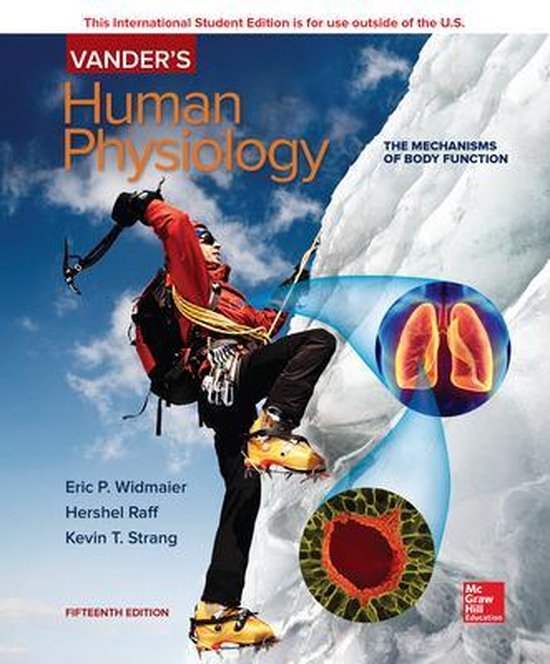 ISE Vander's Human Physiology The Mechanisms of Body Function The Mechanisms of Body Function