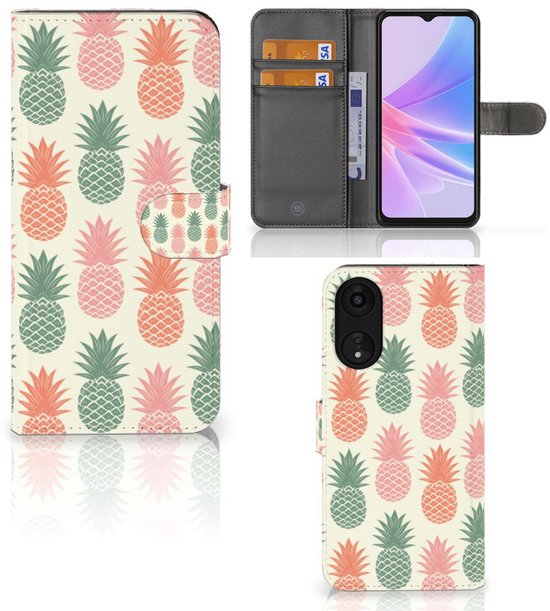 Housse Coque pour OPPO A78 5G | A58 5G Coque Téléphone Ananas