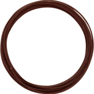 Fil d’aluminium 1,5 mm 5 mètres – Marron / Fabrication de bijoux en fil d’aluminium / Déco maison Fil d’aluminium 1,5 mm 5 mètres – Marron / Fabrication de bijoux en fil d’aluminium / Déco maison