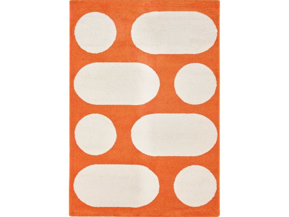 Tapis poils longs DANNY motif retro – Image 2