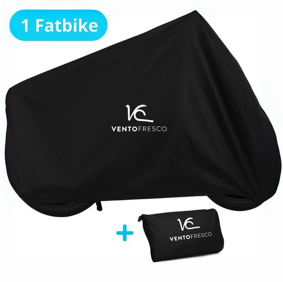 Housse de protection imperméable pour 1 Fatbike Vento Fresco avec sac de rangement – Protection Fatbike XL – Universelle et stylée – Zwart – 200x110x80 cm Housse de protection imperméable pour 1 Fatbike Vento Fresco avec sac de rangement – Protection Fatbike XL – Universelle et stylée – Zwart – 200x110x80 cm