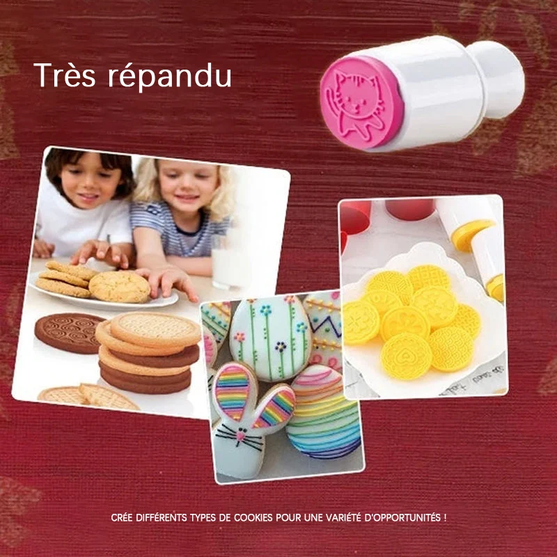 Tampons à biscuits et emporte-pièces antiadhésifs Tampons à biscuits et emporte-pièces antiadhésifs