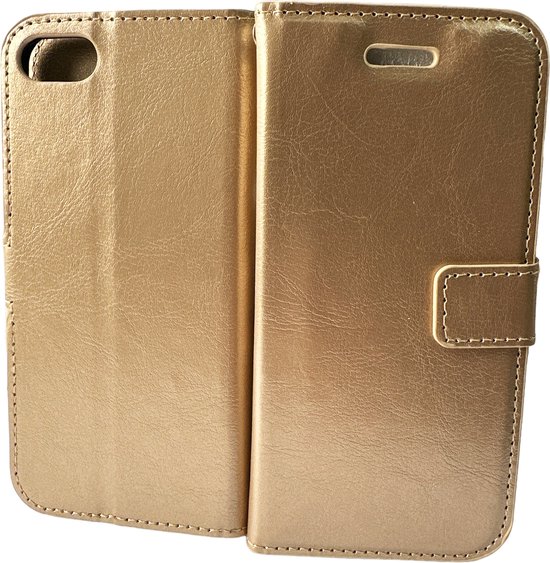 iPhone 6 / iPhone 6S - Bookcase Goud - étui portefeuille