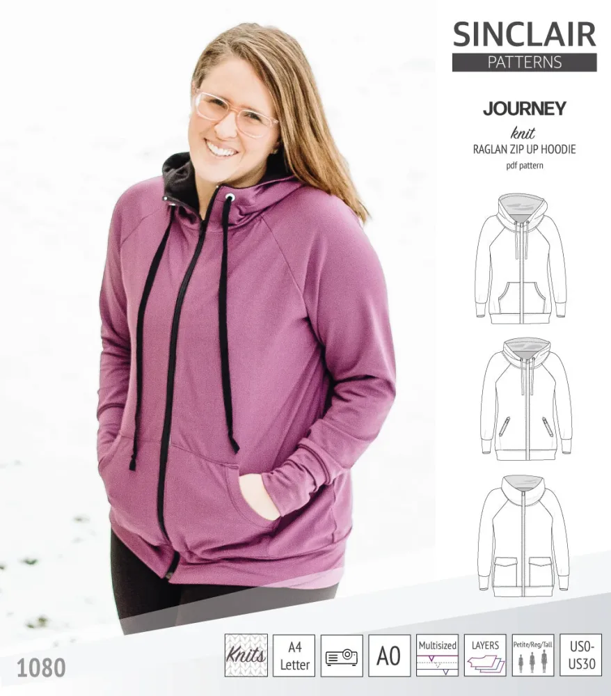 JOURNEY raglan hoodie | Sinclair Patterns - PDF Sewing pattern – Image 3
