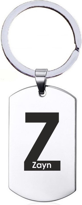 Nom cadeau - Zayn - Porte-clés en acier inoxydable