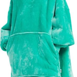 JAXY – Hoodie Deken – Snuggle Hoodie – Fleece Deken Met Mouwen – Snuggle – Cuddle Hoodie – 1450 Gram – Vert