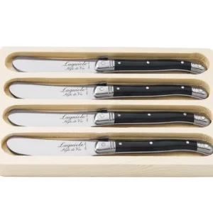 Laguiole Premium Line Buttermesser schwarz Laguiole Premium Line Buttermesser schwarz