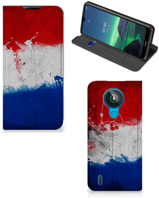 Flip Cover Nokia 1.4 Etui pour téléphone Drapeau néerlandais