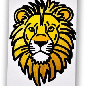 Illustration tête de lion moderne – Peinture lion – Décoration murale toile animaux – Pop Art – Art décoratif – Oeuvre peinture – toile 100×150 cm Illustration tête de lion moderne – Peinture lion – Décoration murale toile animaux – Pop Art – Art décoratif – Oeuvre peinture – toile 100×150 cm