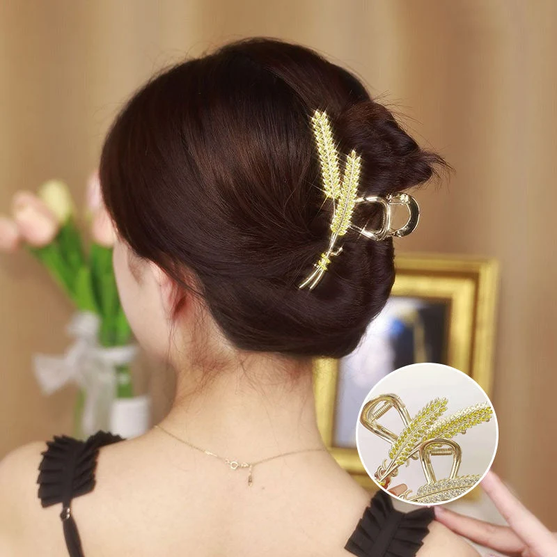 Barrette Métallique en Forme d’Oreille de Blé Barrette Métallique en Forme d’Oreille de Blé
