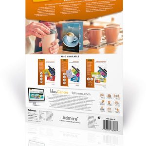 Feuille de plastification Fellowes Admire Easyfold A4, 160 microns, 25 pièces Feuille de plastification Fellowes Admire Easyfold A4, 160 microns, 25 pièces
