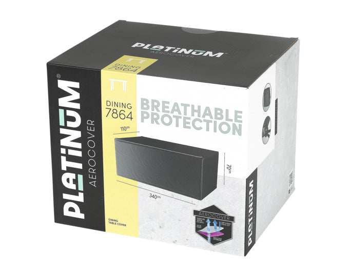 PLATINUM AEROCOVER Schutzhülle Tisch 340x110x70 cm
