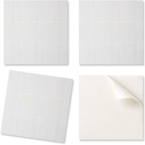 Lot de carreaux en PVC avec motif pour le salon, autocollant, simple, mosaïque lisse, 4x50x50 cm Lot de carreaux en PVC avec motif pour le salon, autocollant, simple, mosaïque lisse, 4x50x50 cm