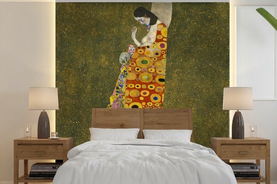 Hoop II - Peinture de Gustav Klimt 220x220 cm