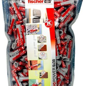 Fischer DUOPOWER 6 BigPack Cheville 30 mm 6 mm 536382 240 pc(s) Fischer DUOPOWER 6 BigPack Cheville 30 mm 6 mm 536382 240 pc(s)